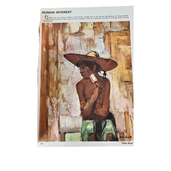 VTG Walter Foster Painting City & Village Streets Around The World Ralph Hulett - Picture 6 of 6